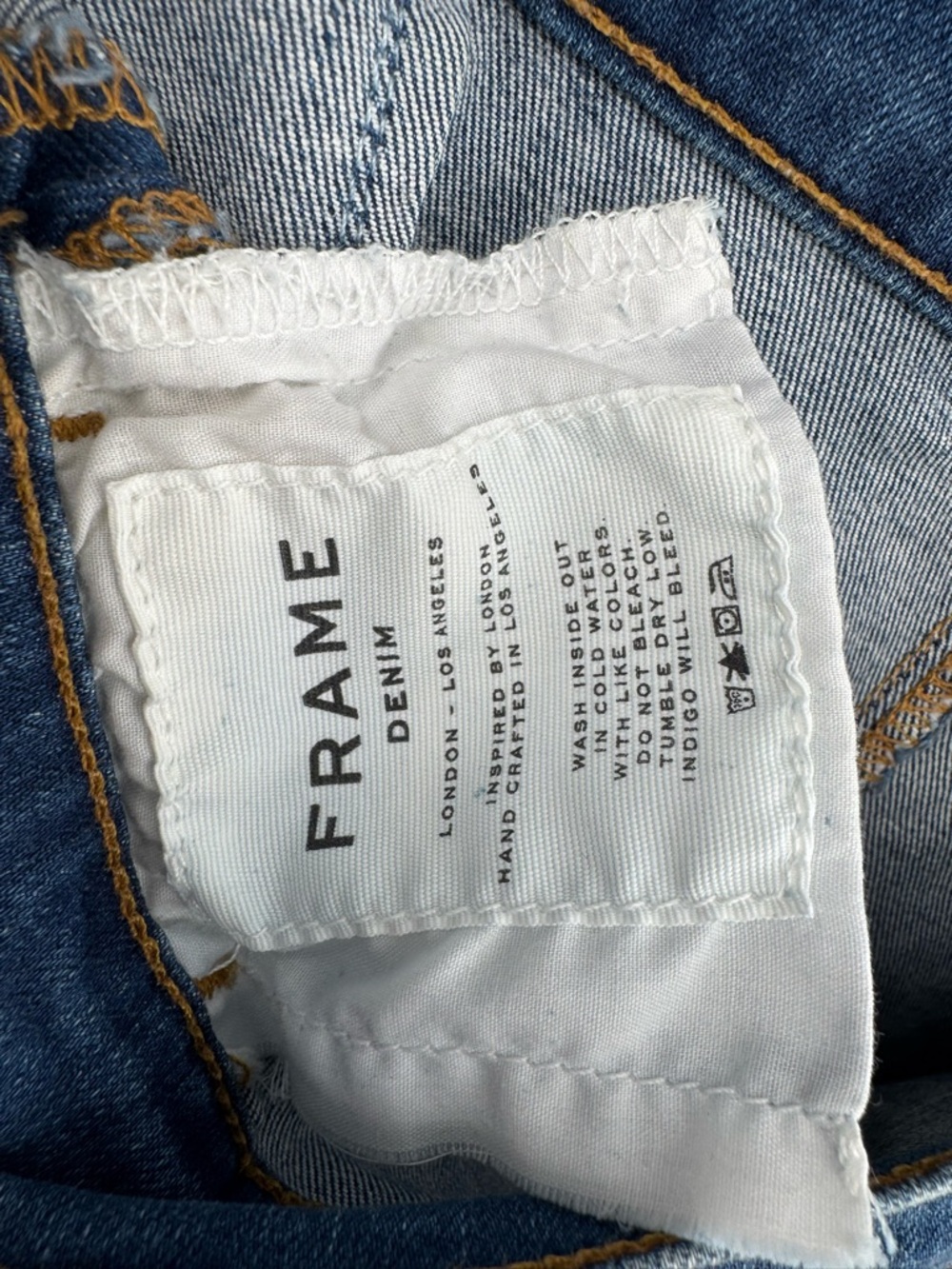 FRAME Denim Le High Panel Denim Pencil Skirt 28 - Picture 8 of 8